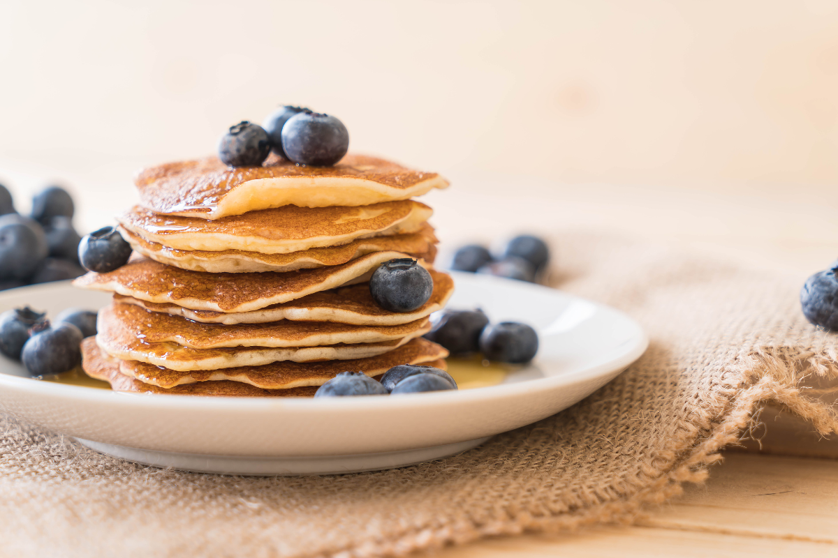 Blueberry pancakes