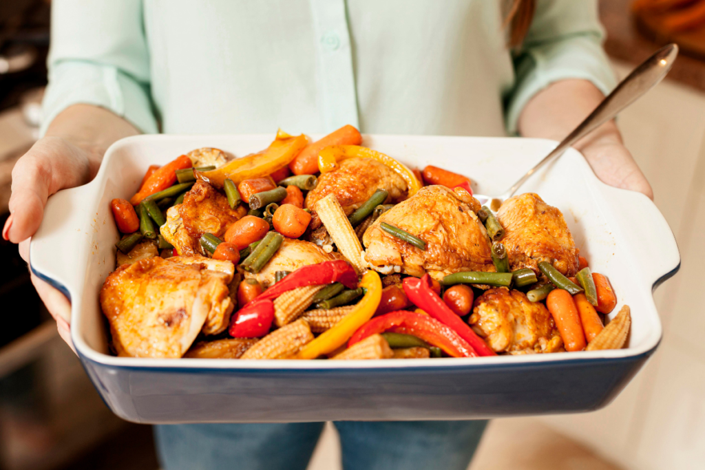 Mediterranean Chicken Sheet Pan